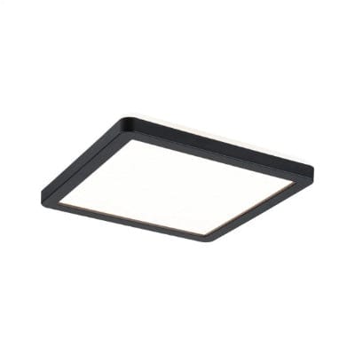 Atria Shine Backlight Square LED Panel 190x190mm Warm White - Black