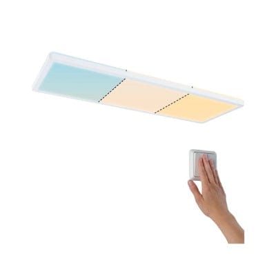 Atria Shine Backlight Square LED Panel 580x200mm White Switch - White