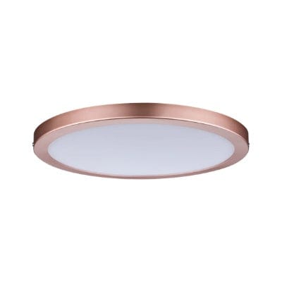 Atria Round LED Panel 300mm Warm White - Rosé Gold