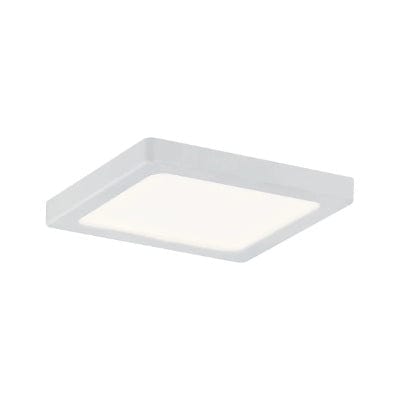 Areo Square LED Recessed Panel 80x80mm Warm White - White