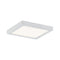 Areo Square LED Recessed Panel 80x80mm Warm White - White