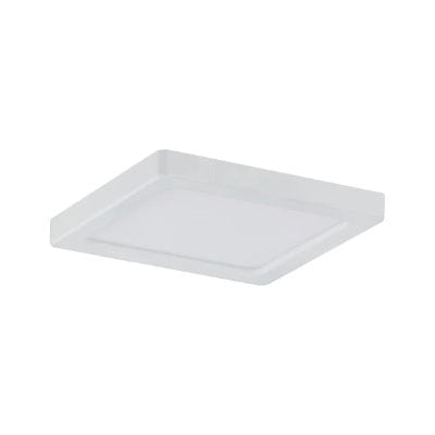 Areo Square LED Recessed Panel 80x80mm Warm White - White