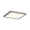 Areo Square LED Recessed Panel 120x120mm Warm White - Nickel