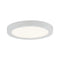 Areo Round LED Recessed Panel 80mm Warm White - White