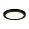 Areo VariFit Round LED Recessed Panel 175mm Warm White - Black