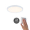 Areo VariFit Round LED Recessed Panel 175mm Warm White Dimmable - White