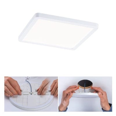 Areo VariFit Square LED Recessed Panel 175x175mm Neutral White - White