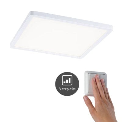 Areo VariFit Square LED Recessed Panel 230x230mm Neutral White - White