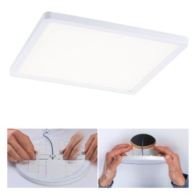 Areo VariFit Square LED Recessed Panel 230x230mm Neutral White - White
