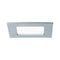 Square LED Recessed Panel IP44 115x115mm Neutral White - Chrome