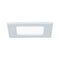 Square LED Recessed Panel IP44 165x165mm Neutral White - White