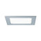 Square LED Recessed Panel IP44 165x165mm Neutral White - Chrome