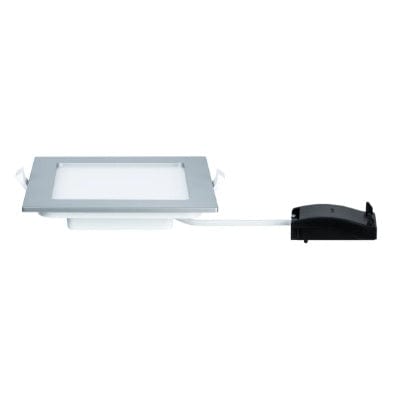 Square LED Recessed Panel IP44 165x165mm Warm White - Chrome