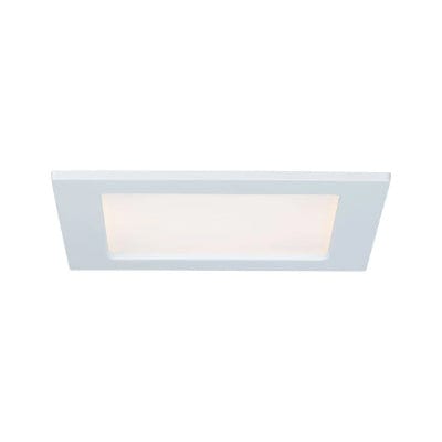 Square LED Recessed Panel IP44 165x165mm Warm White - White
