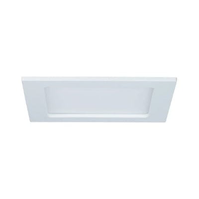 Square LED Recessed Panel IP44 165x165mm Warm White - White