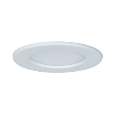 Round LED Recessed Panel IP44 115mm Neutral White - White