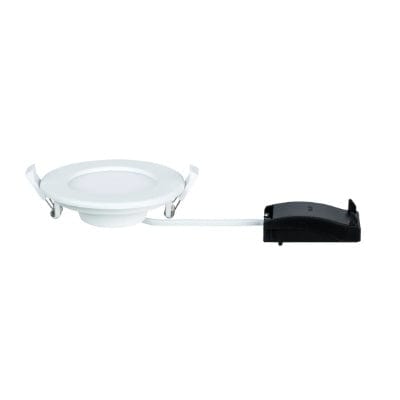 Round LED Recessed Panel IP44 170mm Neutral White - White