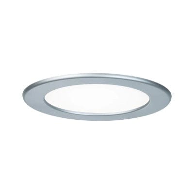 Round LED Recessed Panel IP44 170mm Neutral White - Chrome