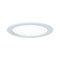 Round LED Recessed Panel IP44 220mm Neutral White - White