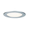 Round LED Recessed Panel IP44 170mm Warm White - Chrome