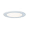 Round LED Recessed Panel IP44 170mm Warm White - White