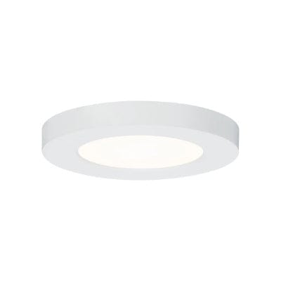 Round LED Recessed Panel Cover-it Promo 116mm Warm White - White