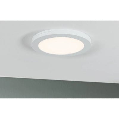 Round LED Recessed Panel 2in1 Cover-it 225mm Neutral White - White Without Motion Sensor