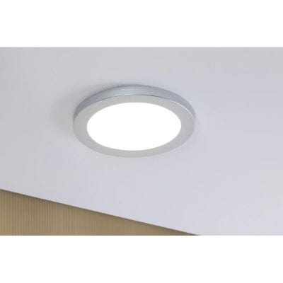 Round LED Recessed Panel 2in1 Cover-it 225mm Neutral White - Chrome