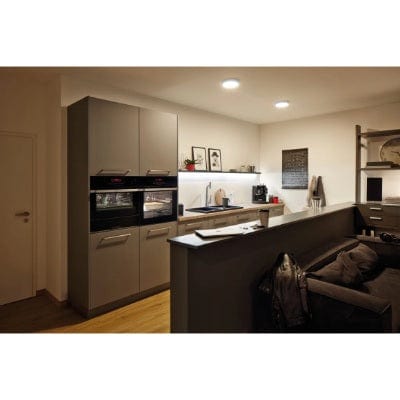 Lunar Round LED Panel 225mm Warm White - White