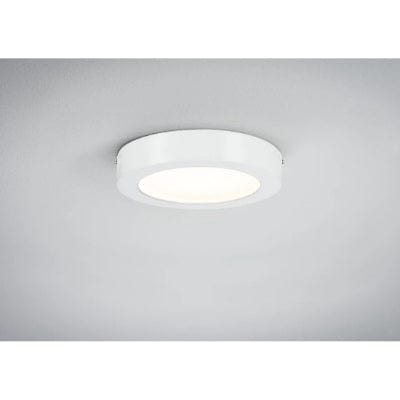 Lunar Round LED Panel 170mm Warm White - White