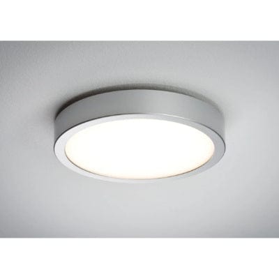 Lunar Round LED Panel 225mm Warm White - Chrome