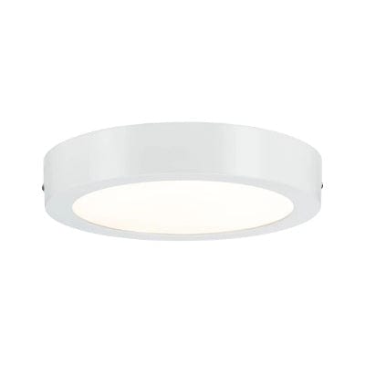 Lunar Round LED Panel 225mm Warm White - White