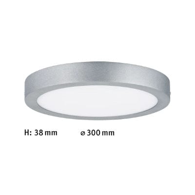 Lunar Round LED Panel 300mm Warm White - Chrome