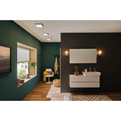 Lunar Square LED Panel 170x170mm Warm White - Chrome