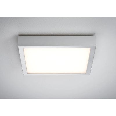 Lunar Square LED Panel 225x225mm Warm White - Chrome