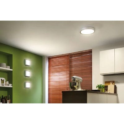 Lunar Square LED Panel 300x300mm Warm White - Chrome