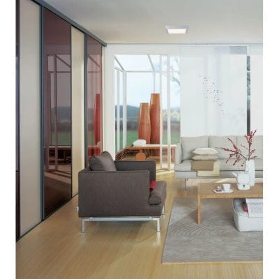 Lunar Square LED Panel 300x300mm Warm White - Chrome
