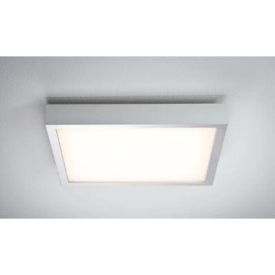 Lunar Square LED Panel 400x400mm Warm White - Chrome