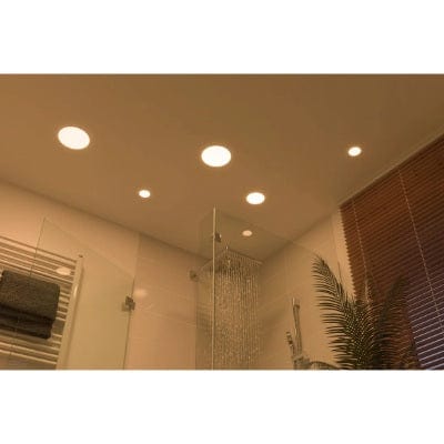 VariFit Veluna Round LED Recessed Panel IP44 75mm Warm White