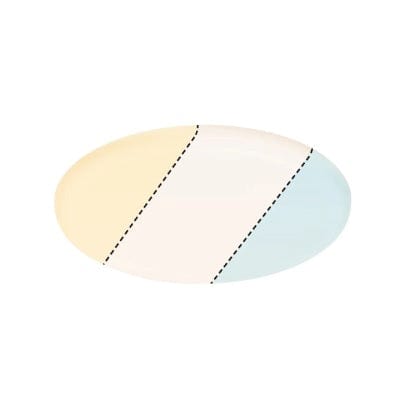 VariFit Veluna Round LED Recessed panel IP44 185mm White Switch Transparent