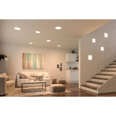 VariFit Veluna Round LED Recessed Panel IP44 185mm Warm White Dimmable