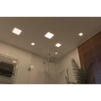 VariFit Veluna Square LED Recessed Panel IP44 185x185mm Neutral White