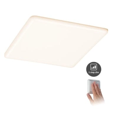 VariFit Veluna Square LED Recessed Panel IP44 215x215mm Warm White