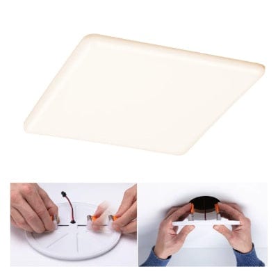 VariFit Veluna Square LED Recessed Panel IP44 215x215mm Warm White