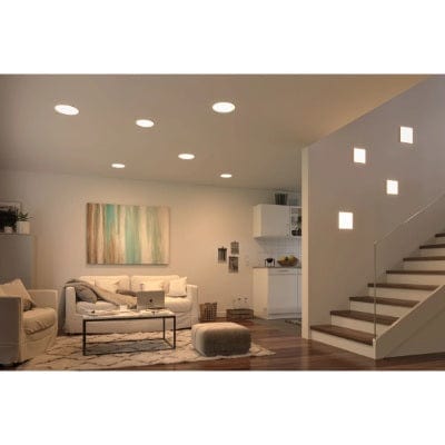 VariFit Veluna Square LED Recessed Panel IP44 215x215mm Warm White