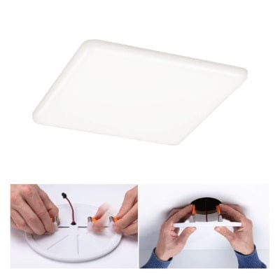 VariFit Veluna Square LED Recessed Panel IP44 185x185mm Neutral White Dimmable