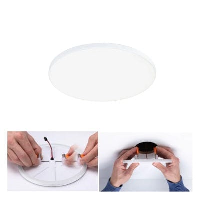 VariFit Veluna Edge Round LED Recessed Panel IP44 160mm Neutral White