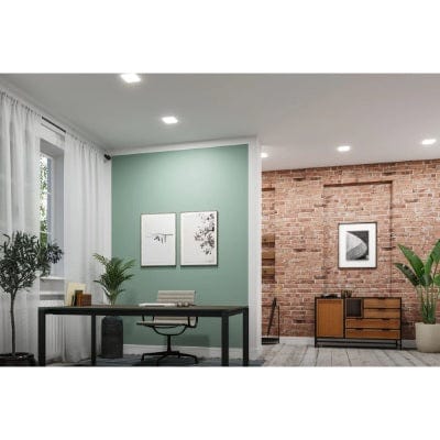 VariFit Veluna Edge Square LED Recessed Panel IP44 90x90mm Neutral White Dimmable