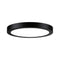 Abia Round LED Panel 300mm Warm White - Black