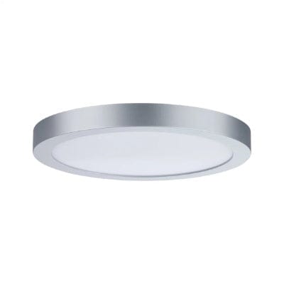 Abia Round LED Panel 300mm Warm White - Chrome